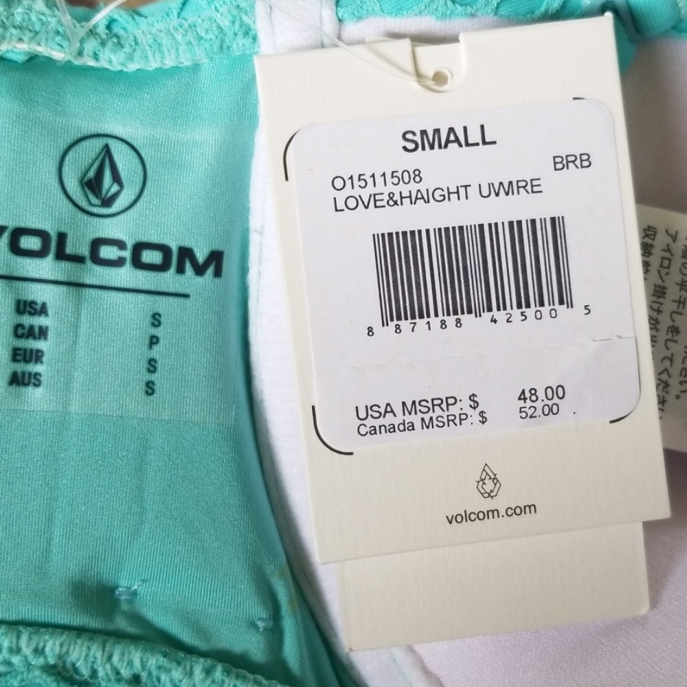 NWT VOLCOM BIKINI TOP - Picture 7 of 7